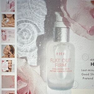 Flat Out Firm Hyaluronic Acid Peptide Firming Serum new and sealed